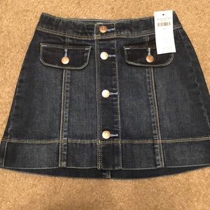 Abercrombie kids jean skirt
